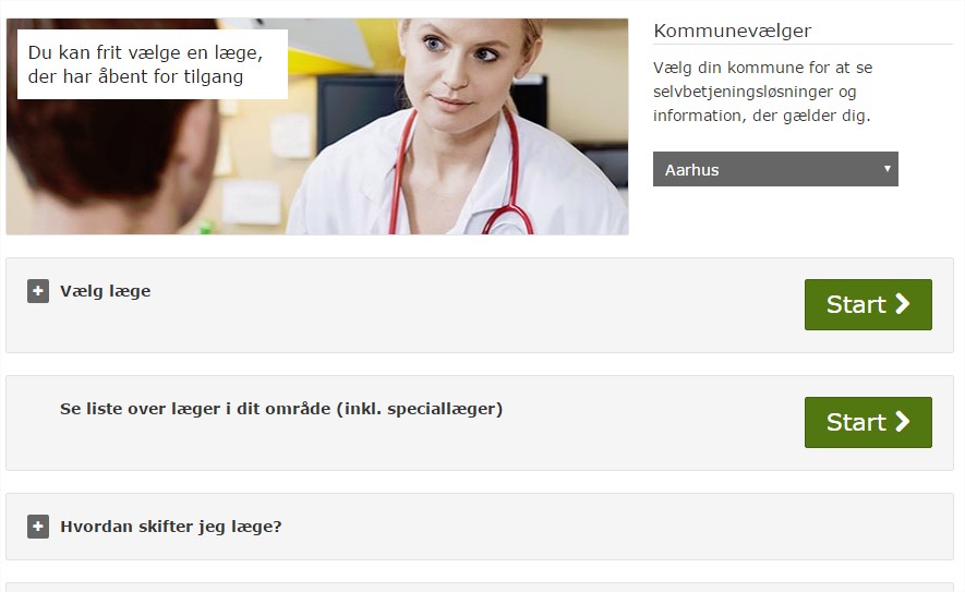 Vælg af læge på borger.dk